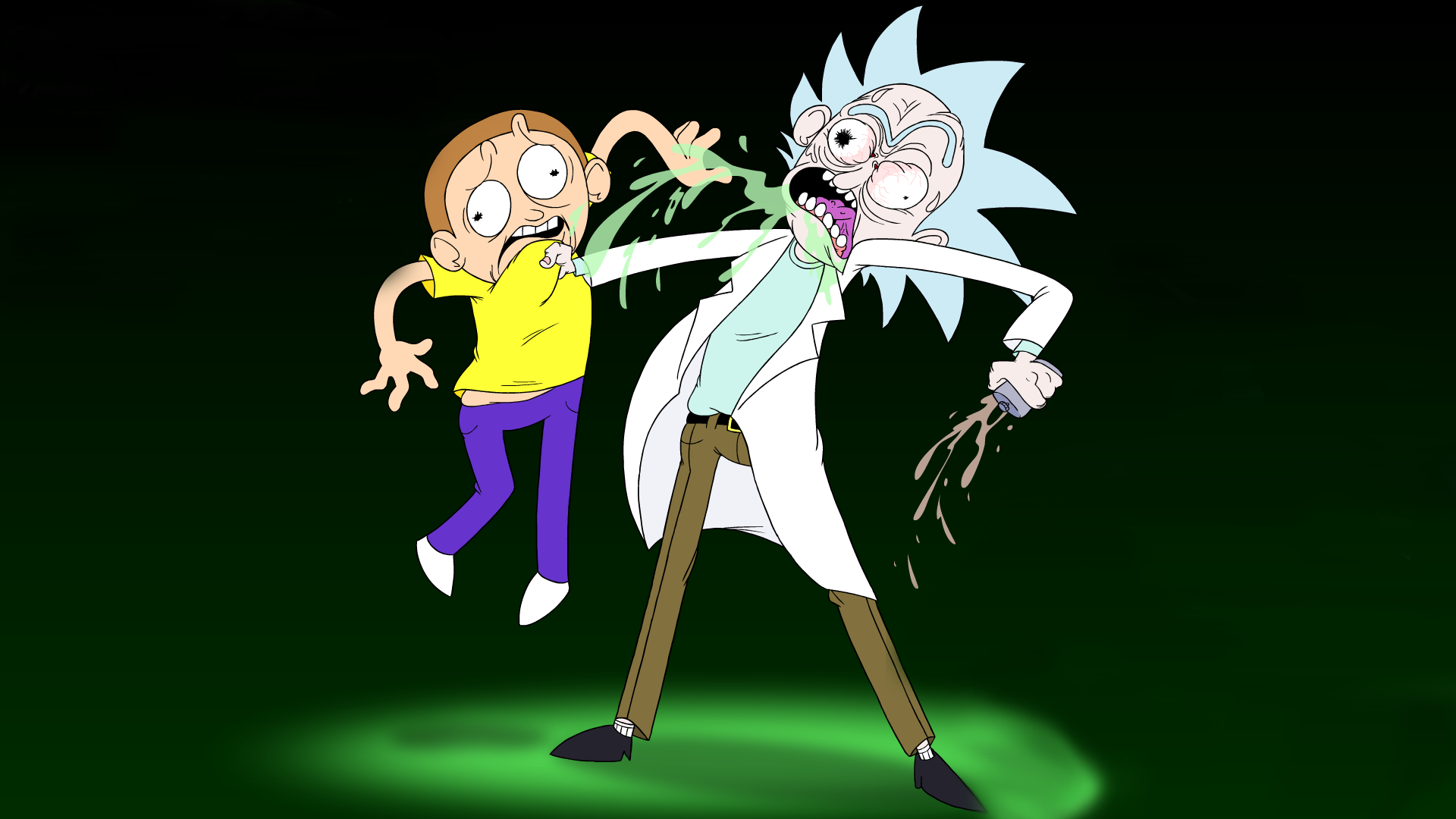 Rick and Morty Wallpaper By Psychicpebbles tried my best to get 1920x1080