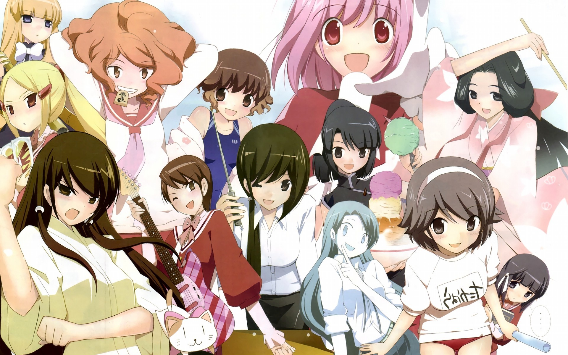 The World God Only Knows Anime Anime Girls Wallpapers HD 1920x1200