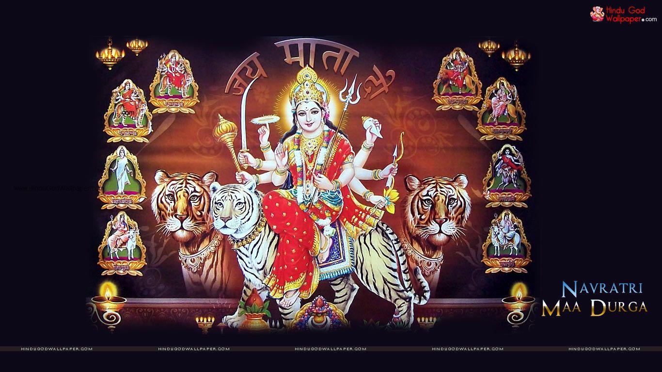 Maa Nav Durga HD Wallpaper