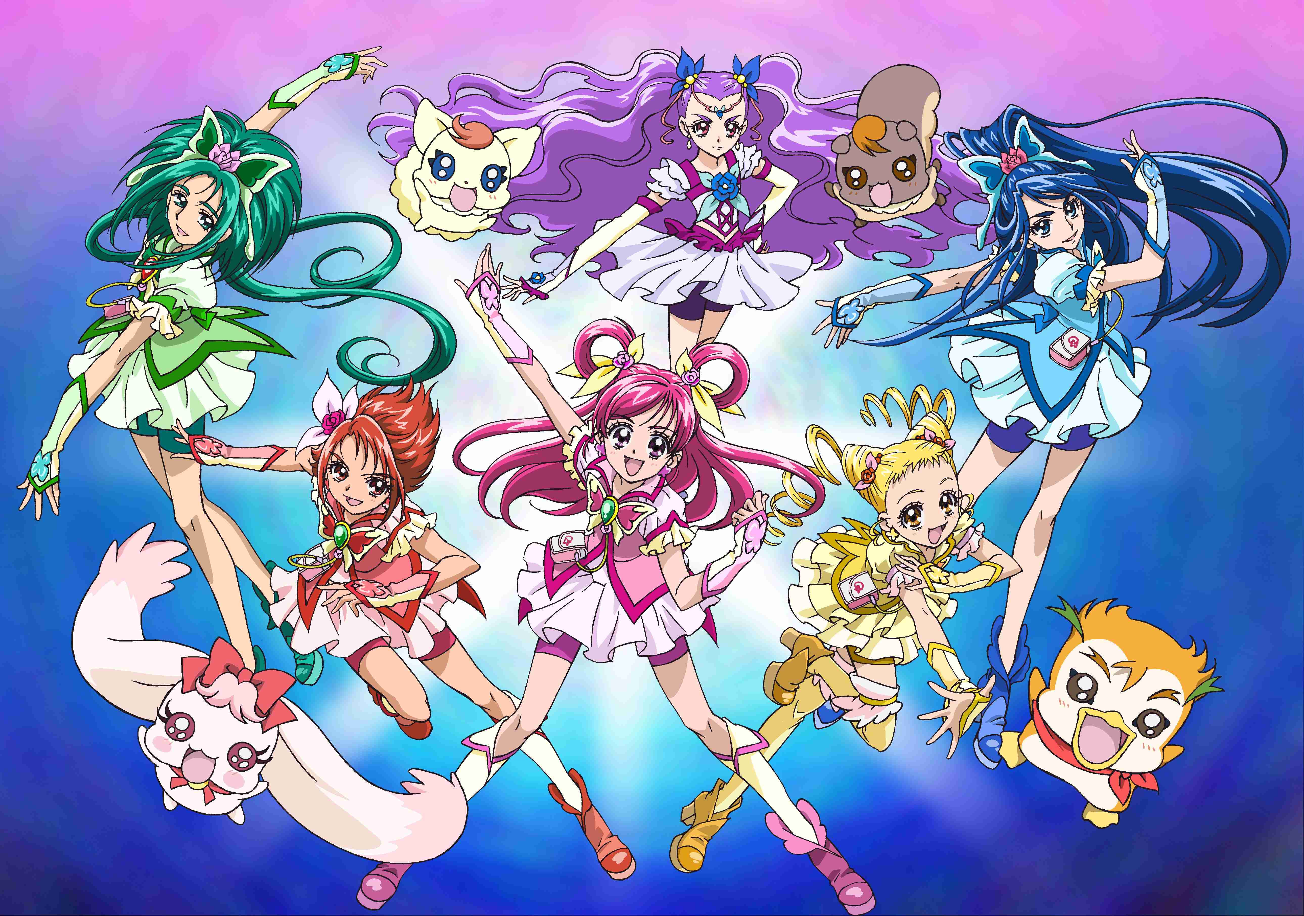 Yes Pretty Cure HD Wallpaper Background Image