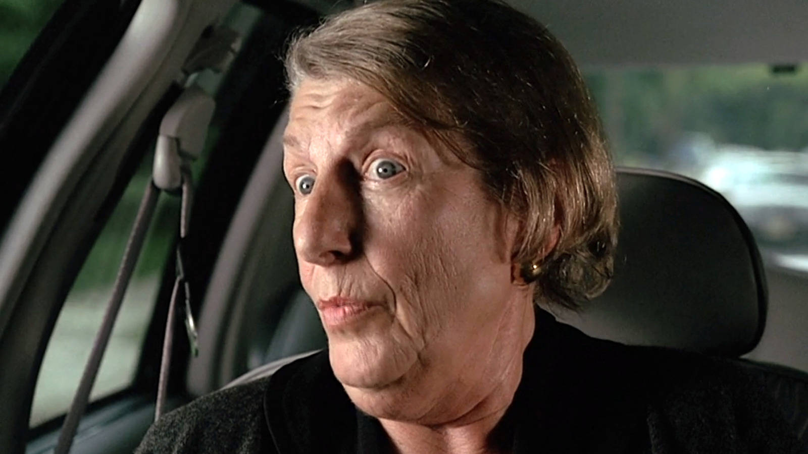 Nancy Marchand Old Woman In Car Wallpaper