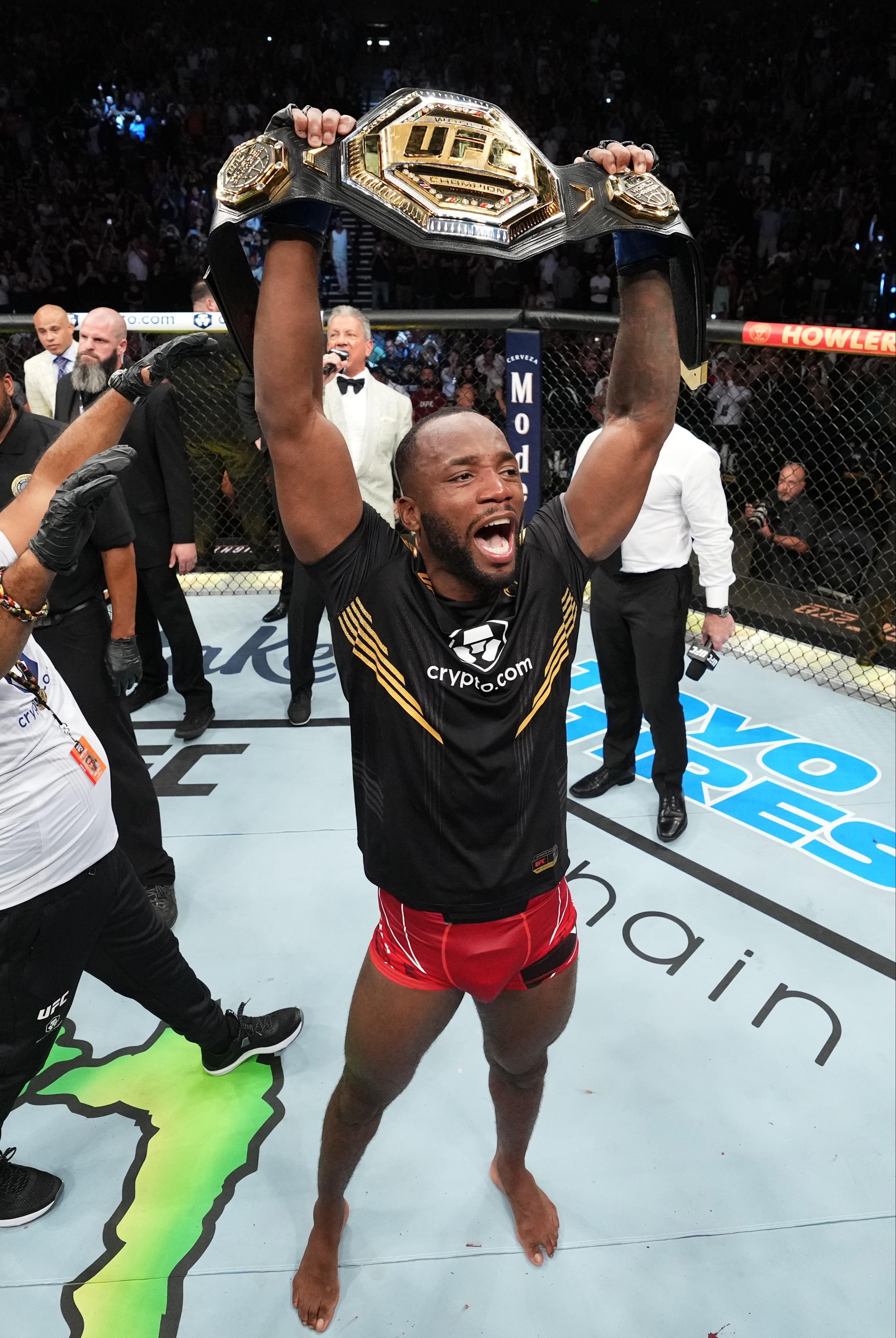 Leon Edwards calls for Wembley title defence after stunning Kamaru