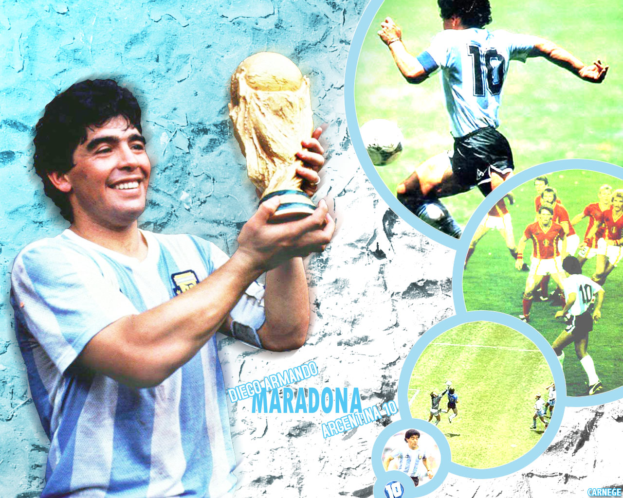 Diego Maradona Football Wallpaper