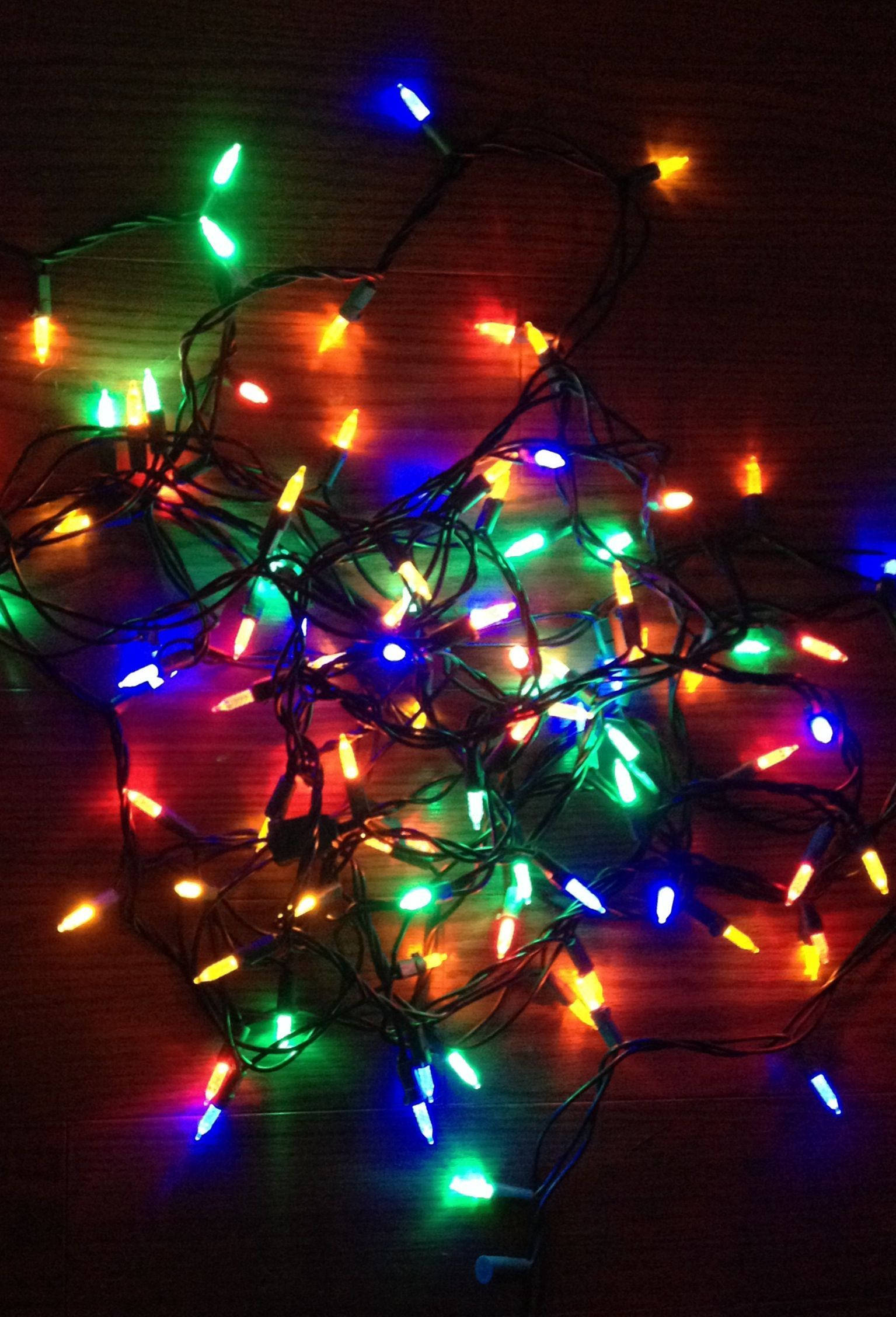 Christmas Lights Aesthetic Wallpaper