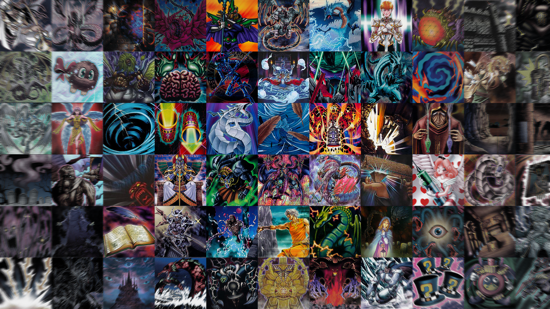 Created A Wallpaper From Random Card Artworks See Ments Yugioh