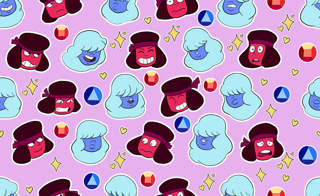 Ruby And Sapphire Background By Jackzarts