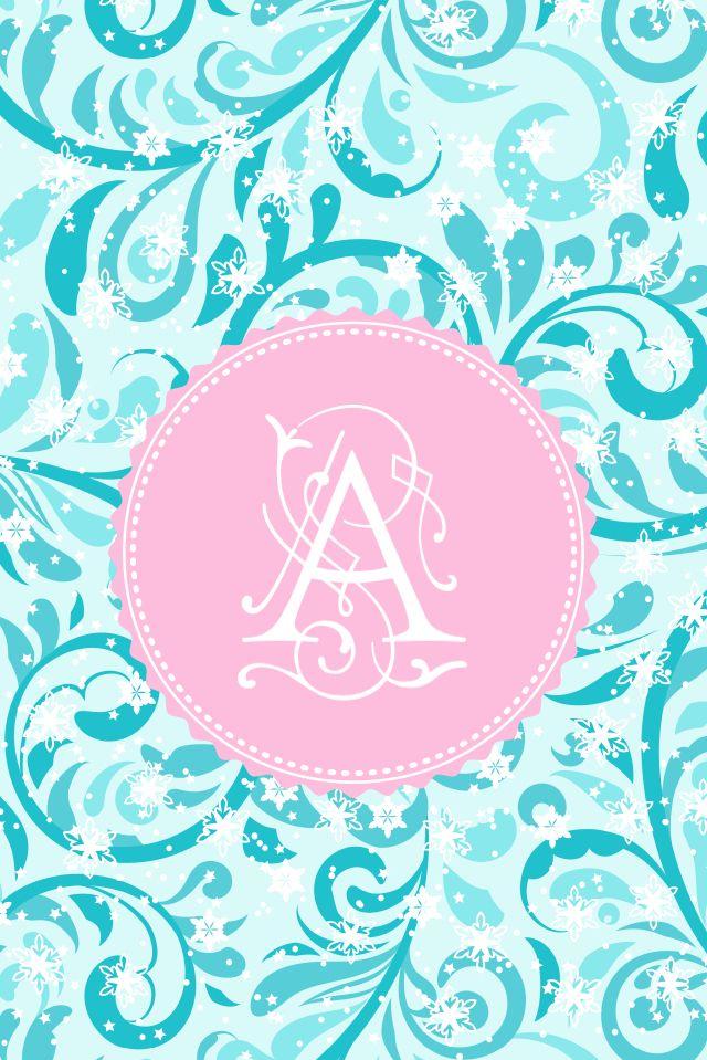 Monogram Wallpaper By Me The Letter A