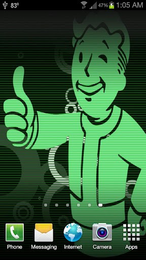 Bigger Fallout Pipboy Revamped Lwp For Android Screenshot
