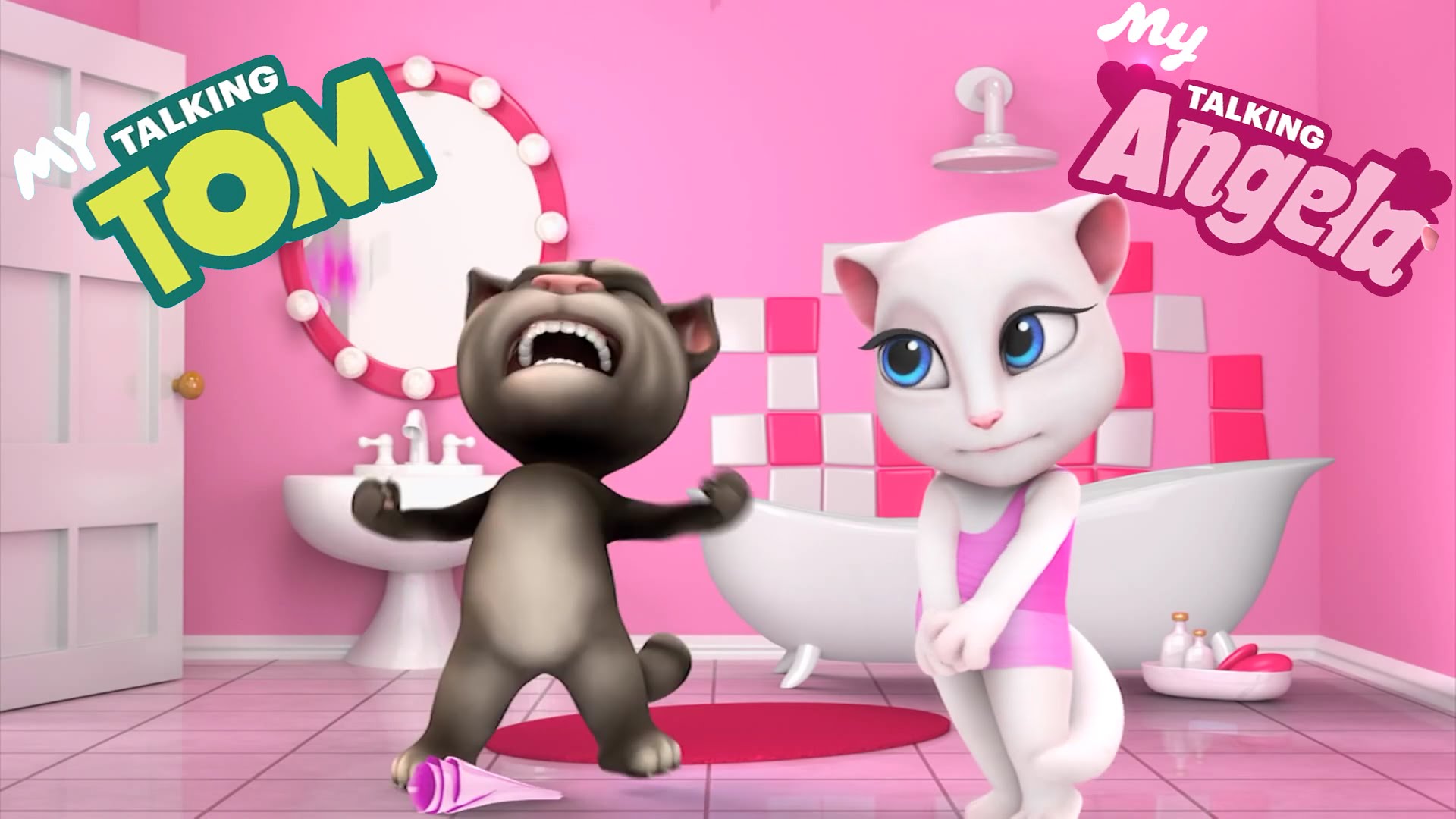 My Talking Tom vs My Angela   Who is Better [Android Games