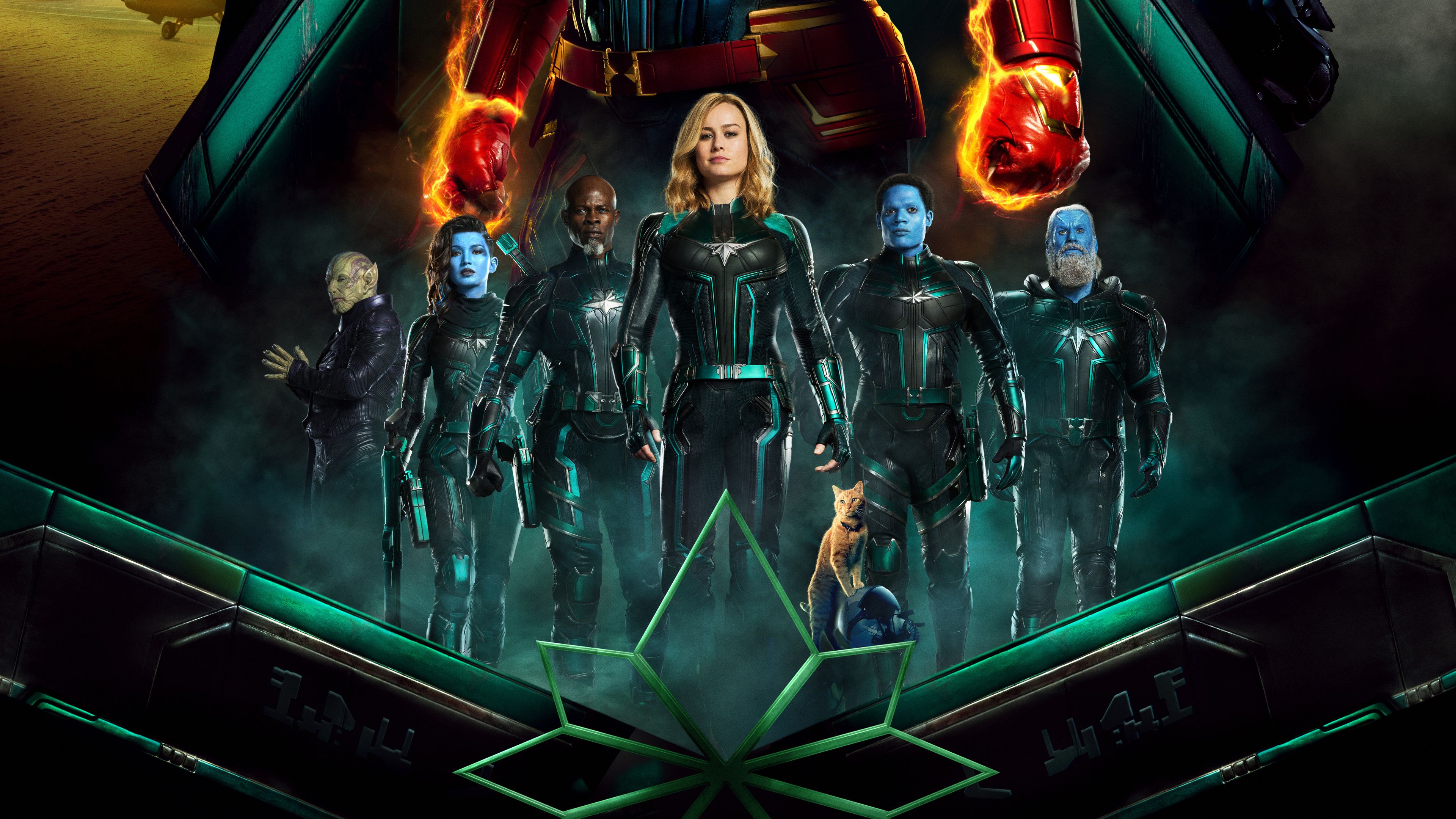 Captain Marvel 4k New Poster Wallpaper Movies HD
