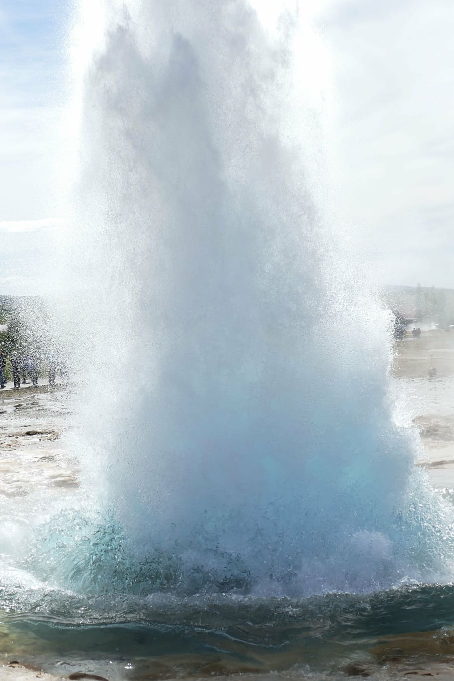 HD Wallpaper Geyser Iceland Fountain Landscape Water Nature