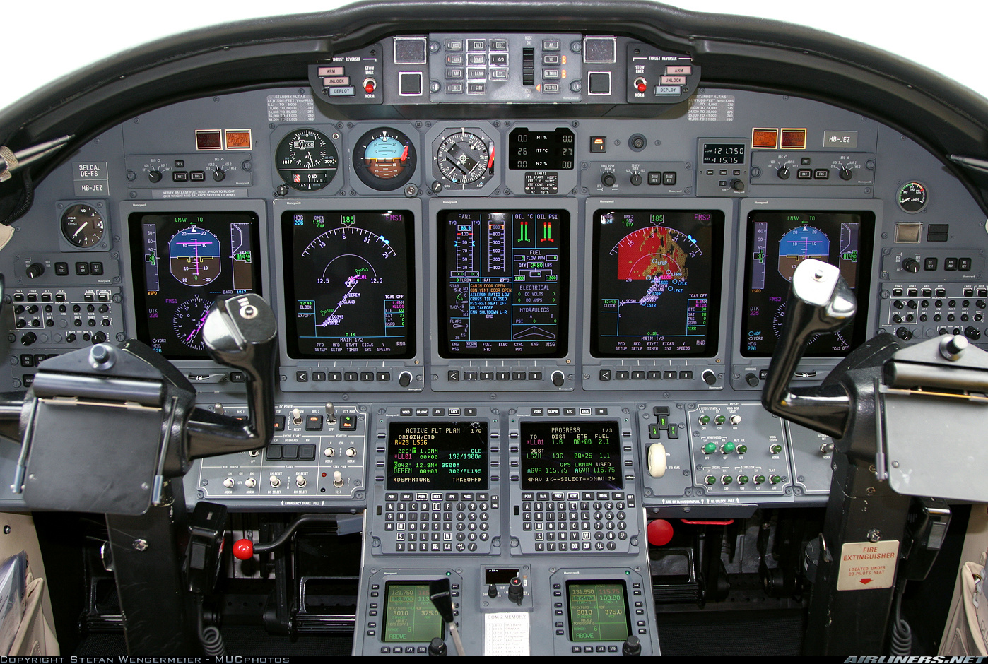 Jet Airlines Cessna Citation X Cockpit Wallpaper