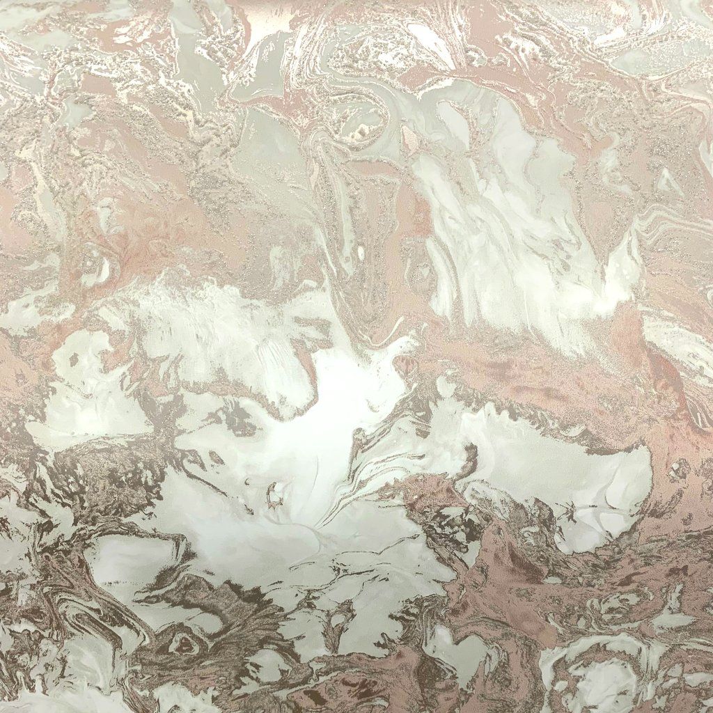 Liquid Marble Rose Gold Blush In Wallpaper Ideas