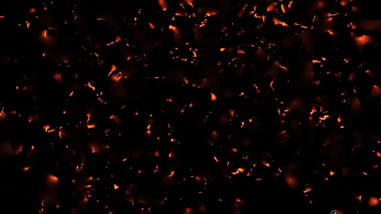 Particles Overlay Black Background Video Effects