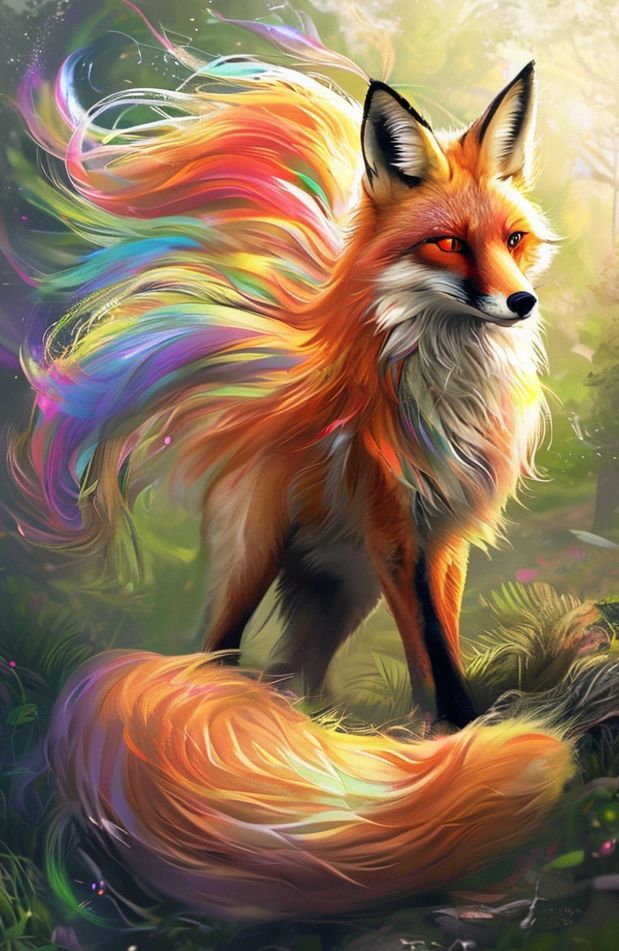 Nine Tails HD Wallpaper