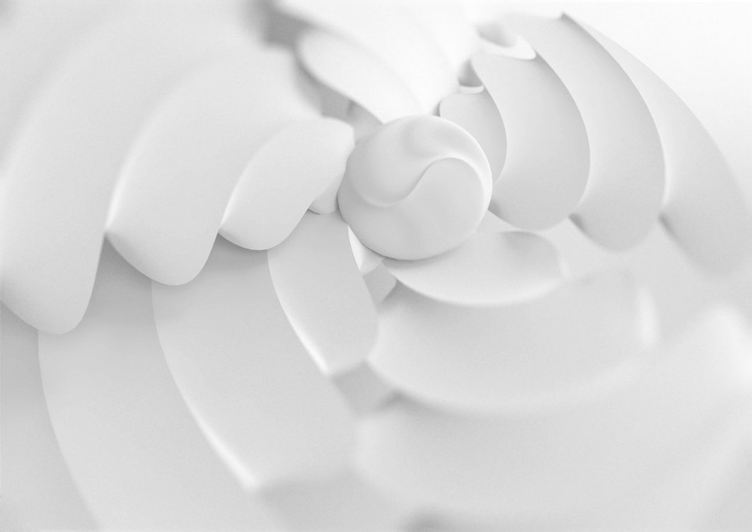 Abstract white wallpaper by CrowInHand 1063x752
