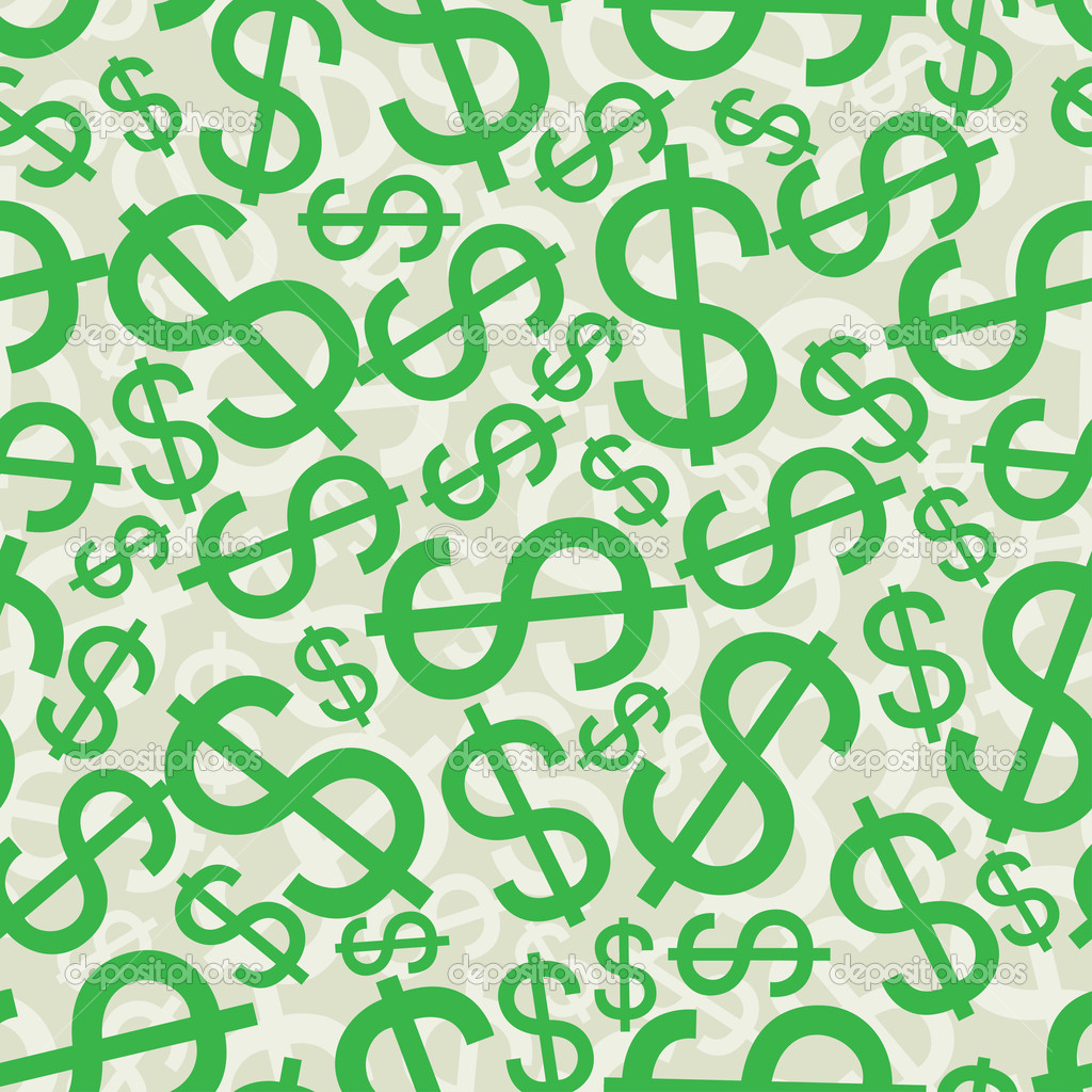Dollar Signs Background With Stock