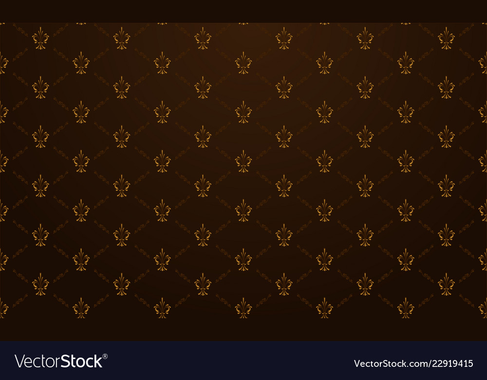 Seamless Royal Background In Vintage Style Vector Image
