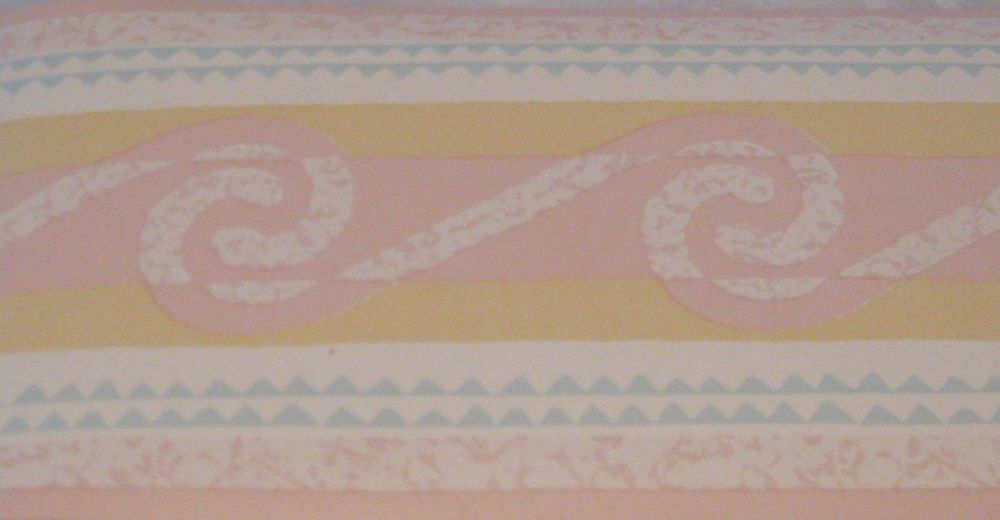 Free download Soft Blue Pink Vintage Rose Wallpaper Wall Border