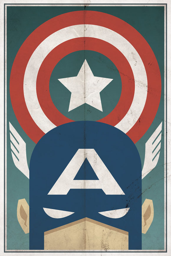 Captain America Poster By Drawsgood