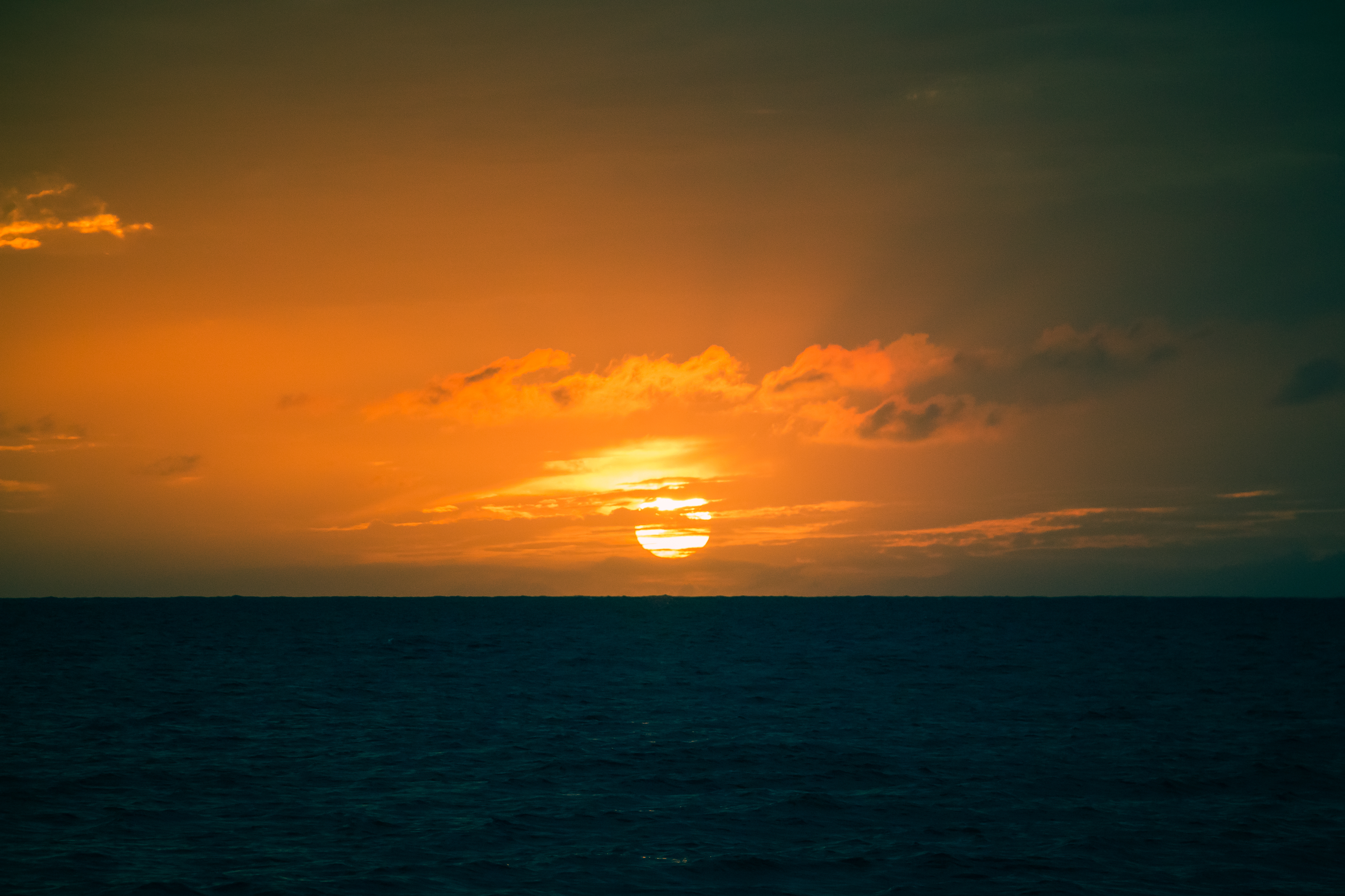 HD Wallpaper Ocean Sunset Near Kaanapali Maui Hawaii