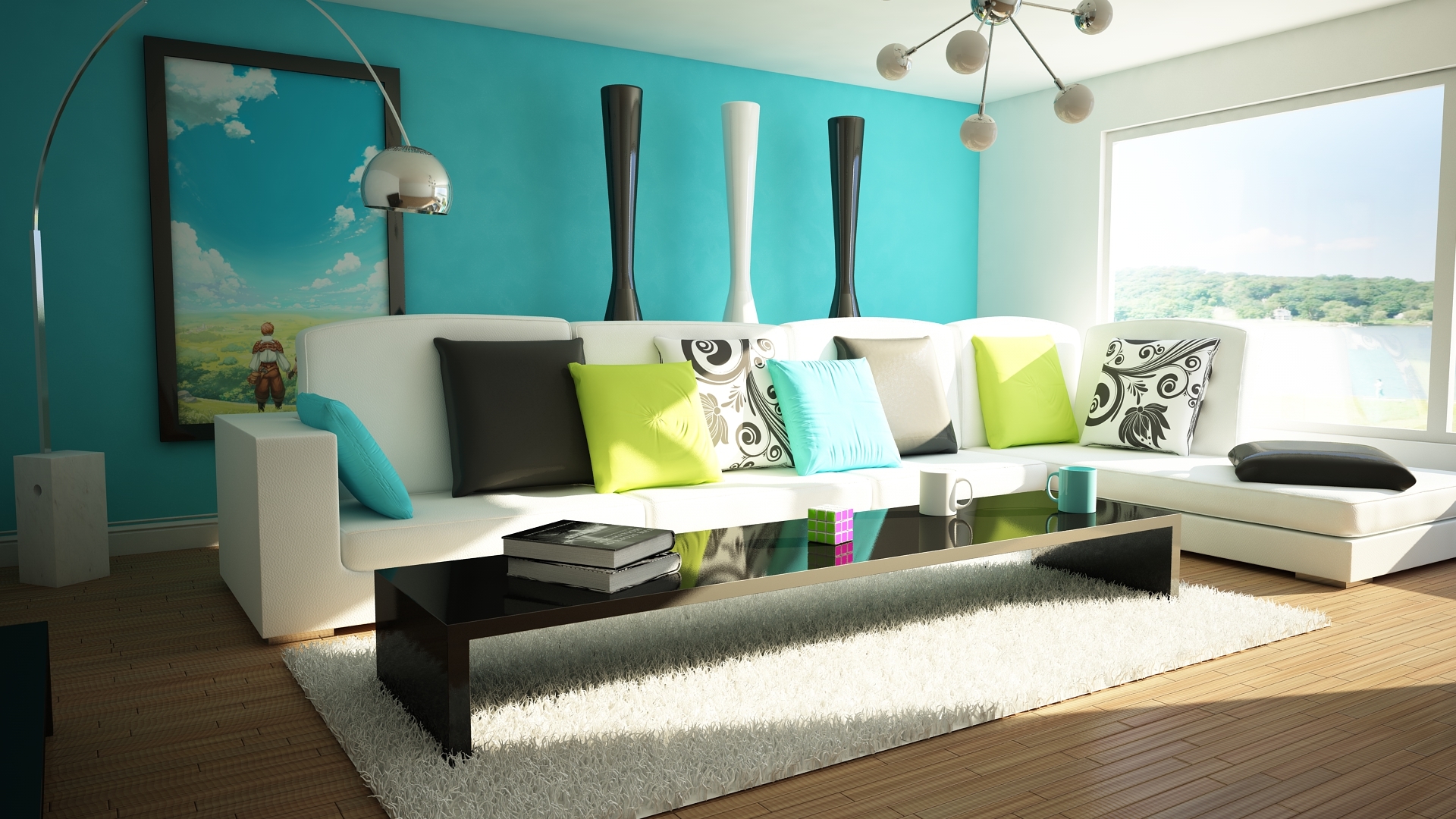 Room design modern living room designs with grey decorative wallpaper