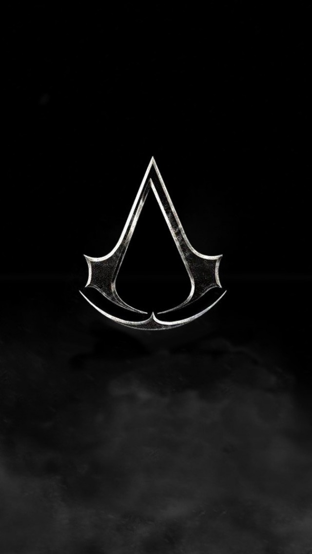 Assassins Creed Wallpaper HD Logo Image 802 Wallpaper gamejetzcom 640x1136