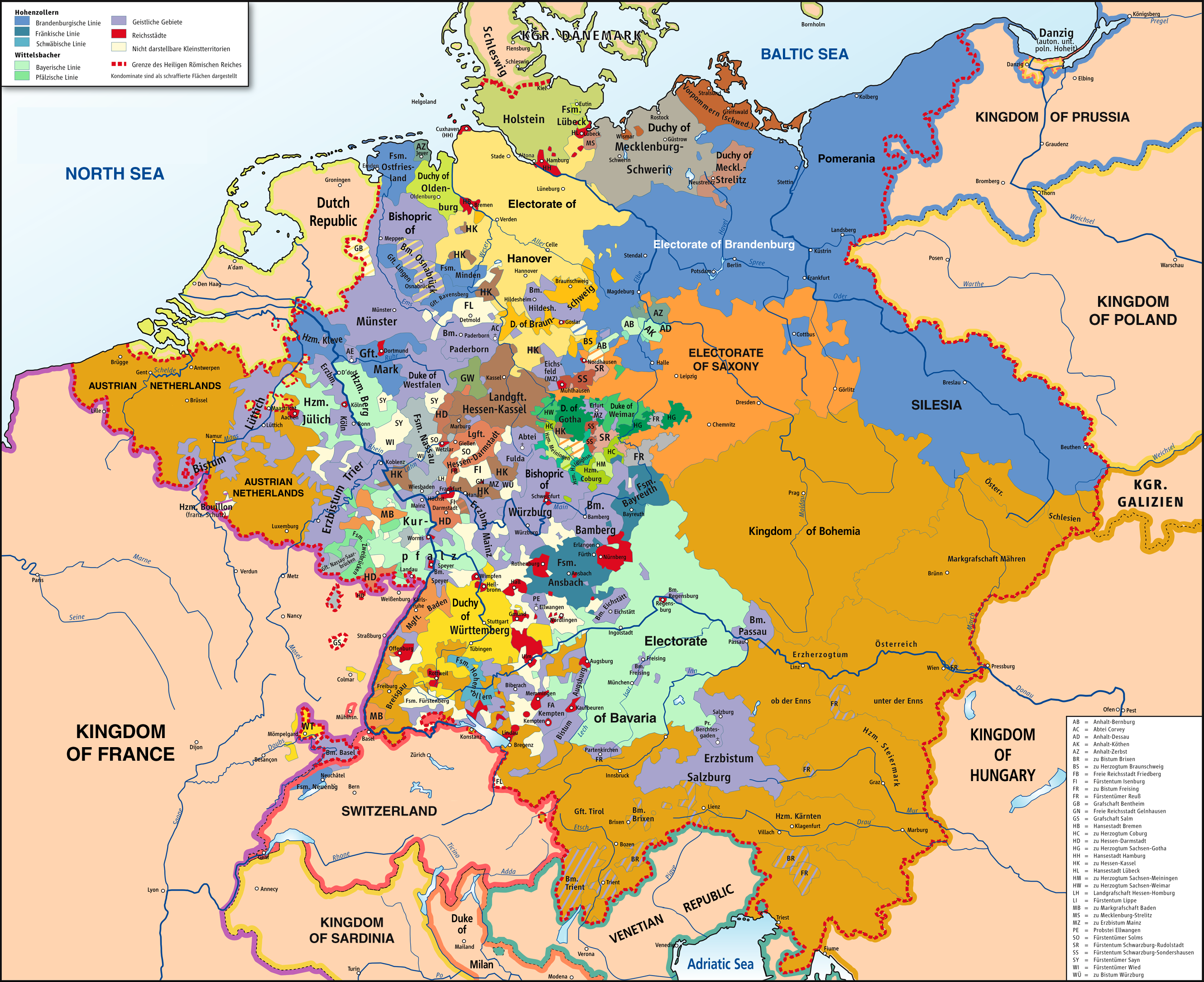 Map Of Europe After Congress Vienna