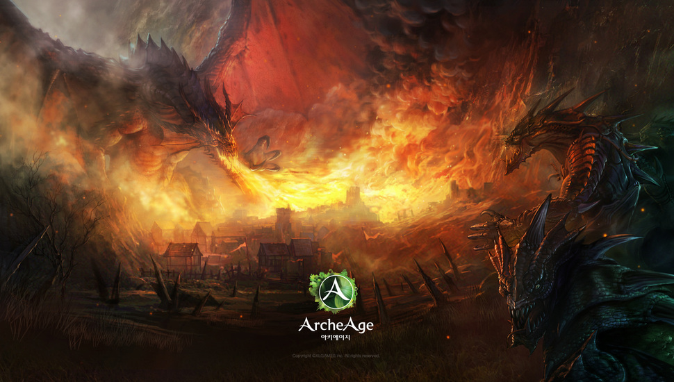 Dragon Online Game Archeage Mmorpg Art Mmorpgs Fire