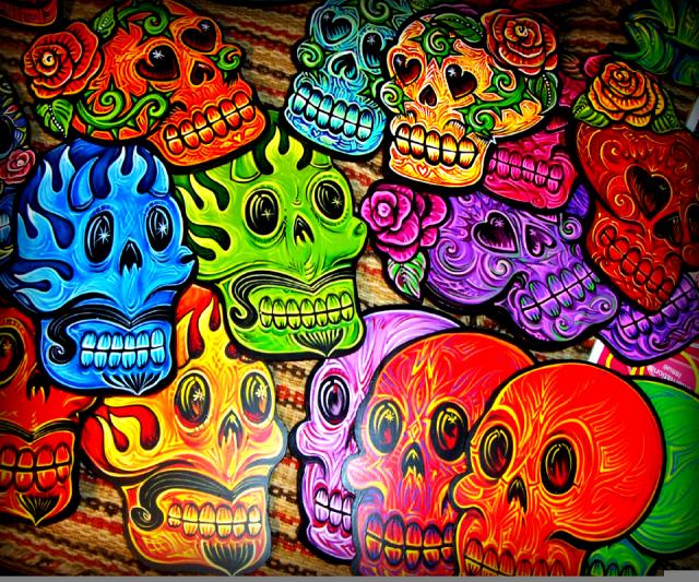 Colorful Skulls Android Wallpaper Best