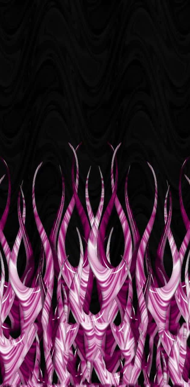 Pink Flames Wallpaper