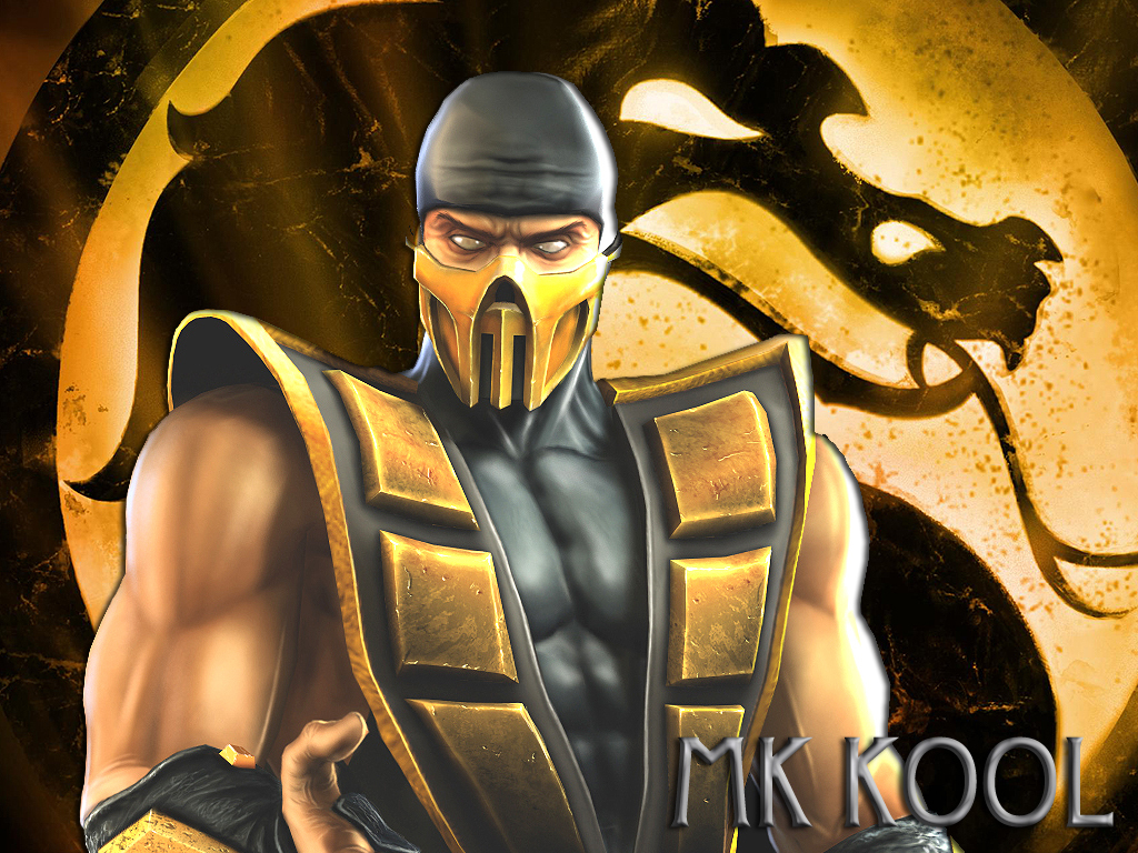 Mortal Kombat Image Scorpion Flames HD Wallpaper And