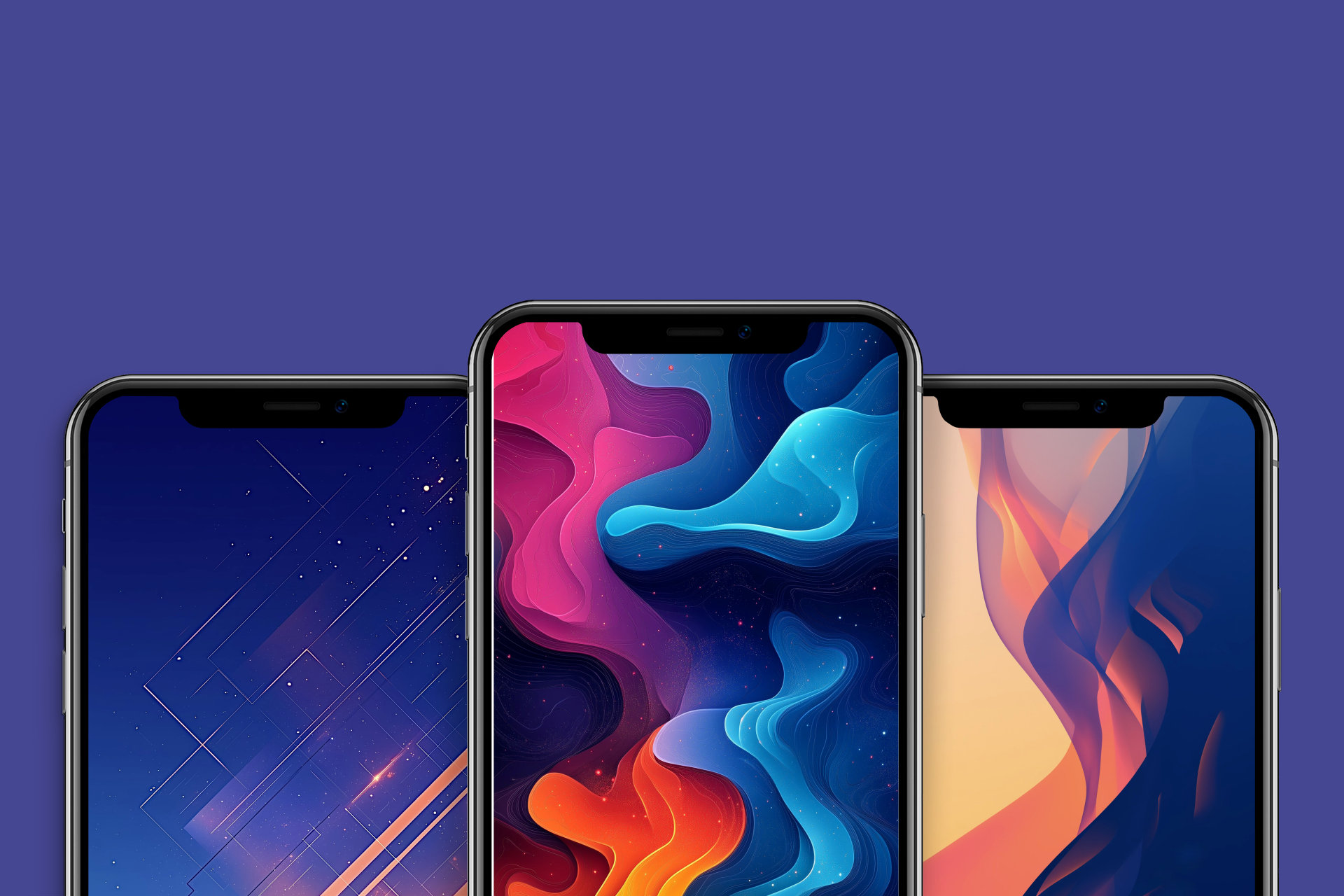 Abstract Layers Wallpaper For iPhone