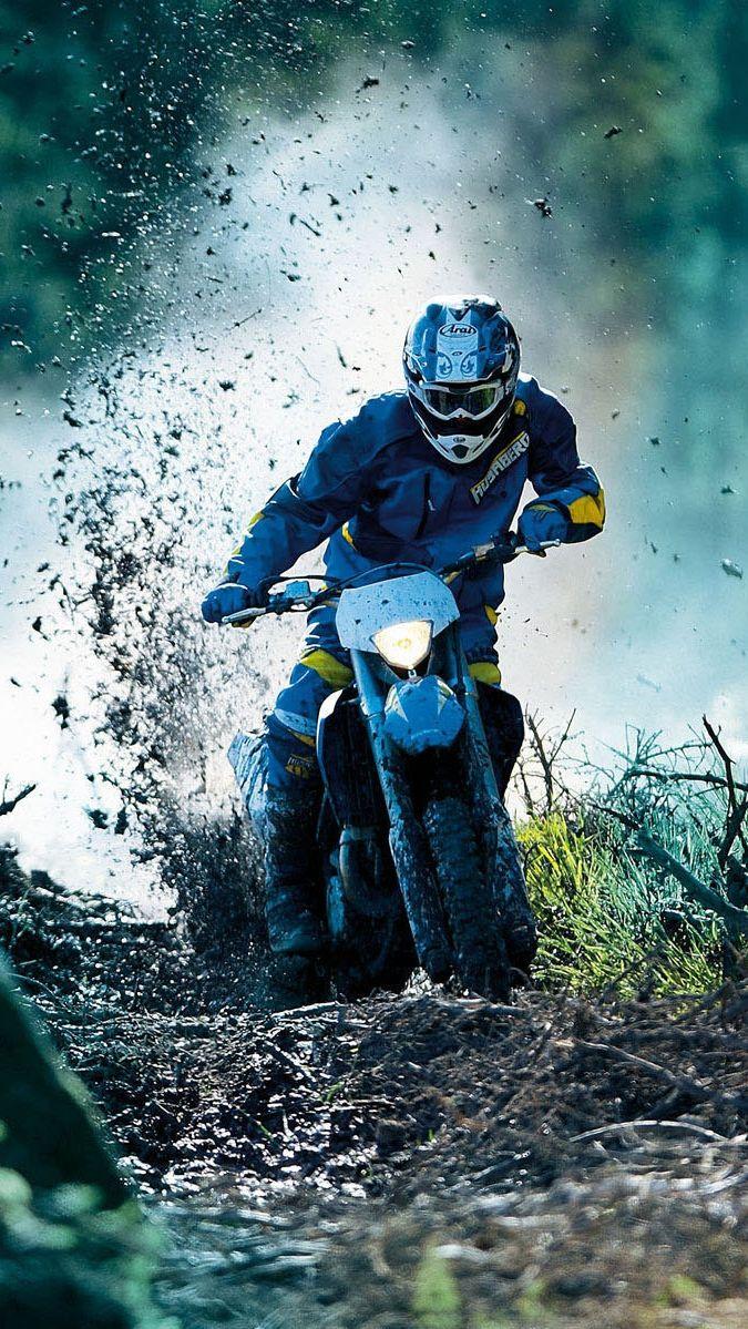Mud Motocross Racing iPhone Wallpaper Enduro