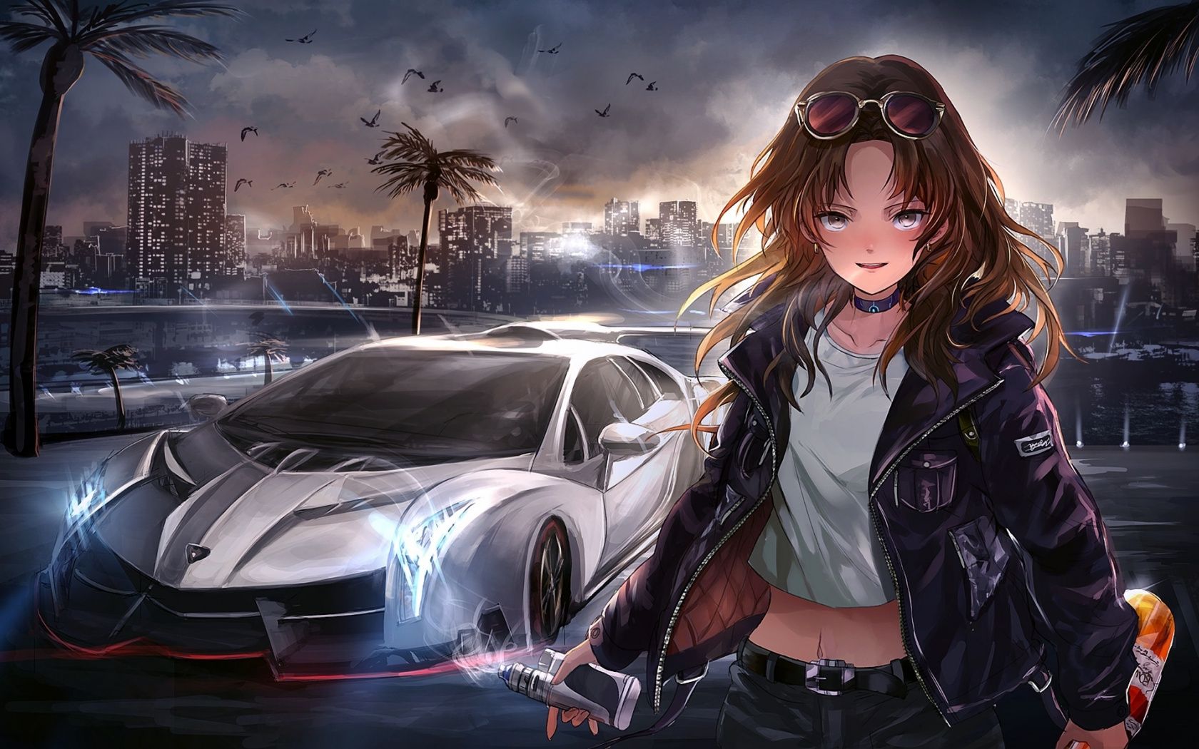 Anime Car Wallpaper Top Background