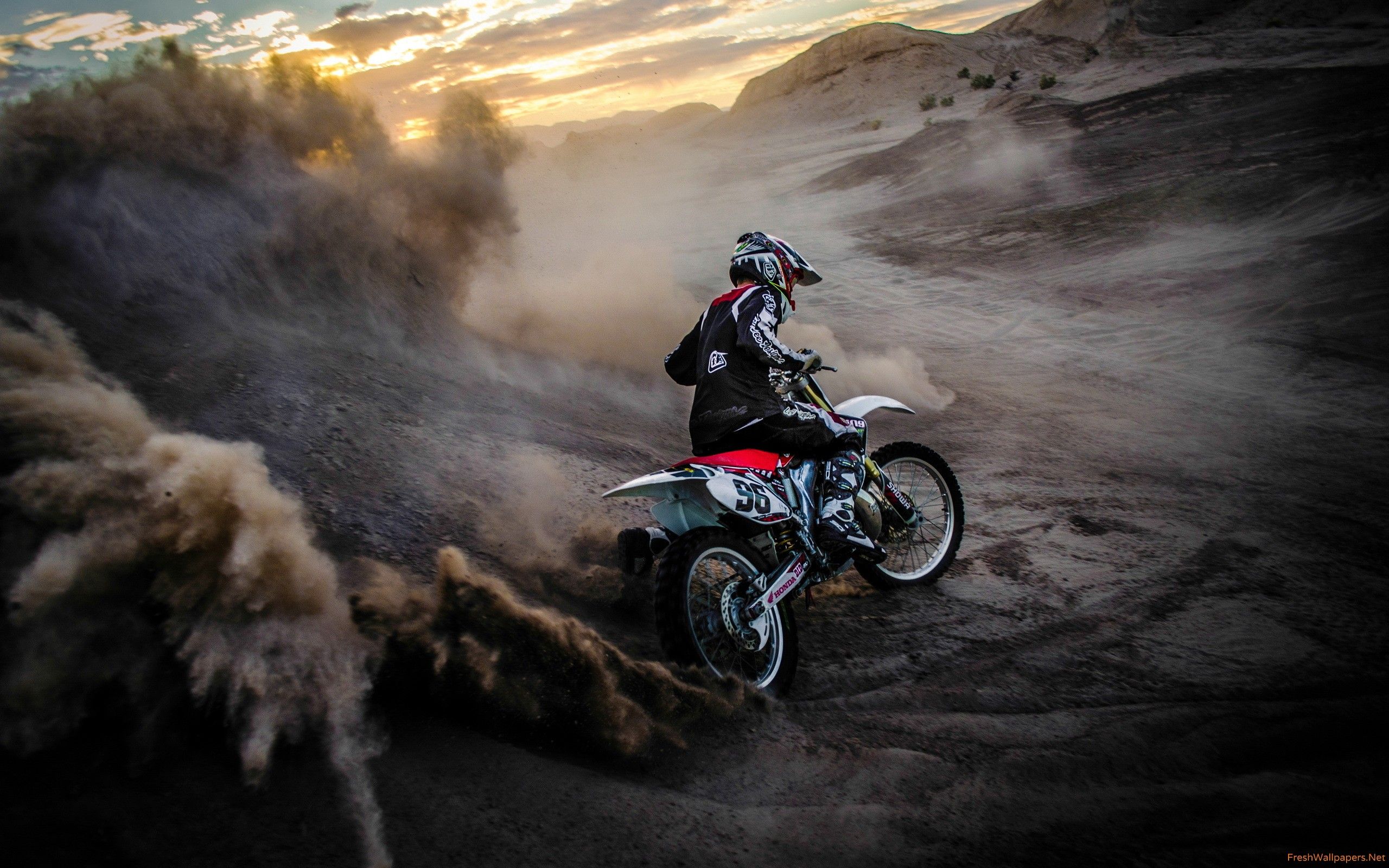 Honda Dirt Bike Wallpaper Top Background