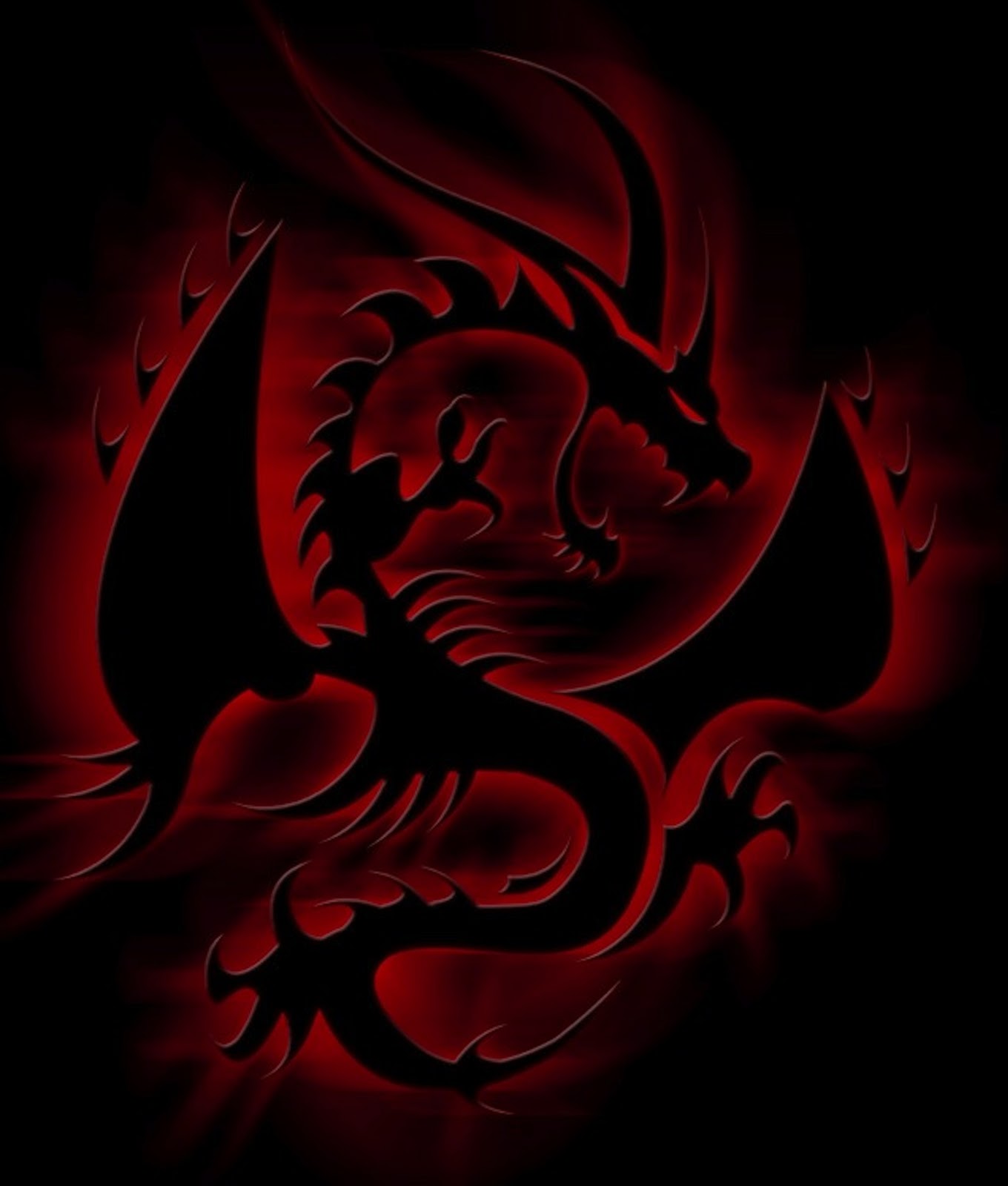 Free Download Black And Red Dragons Logo Images Amp Pictures Becuo