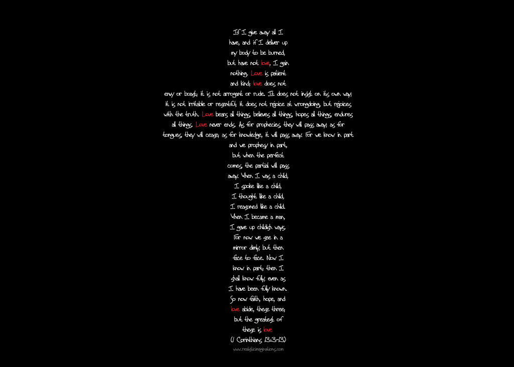 Corinthians 133 13 Wallpaper   Christian Wallpapers and Backgrounds
