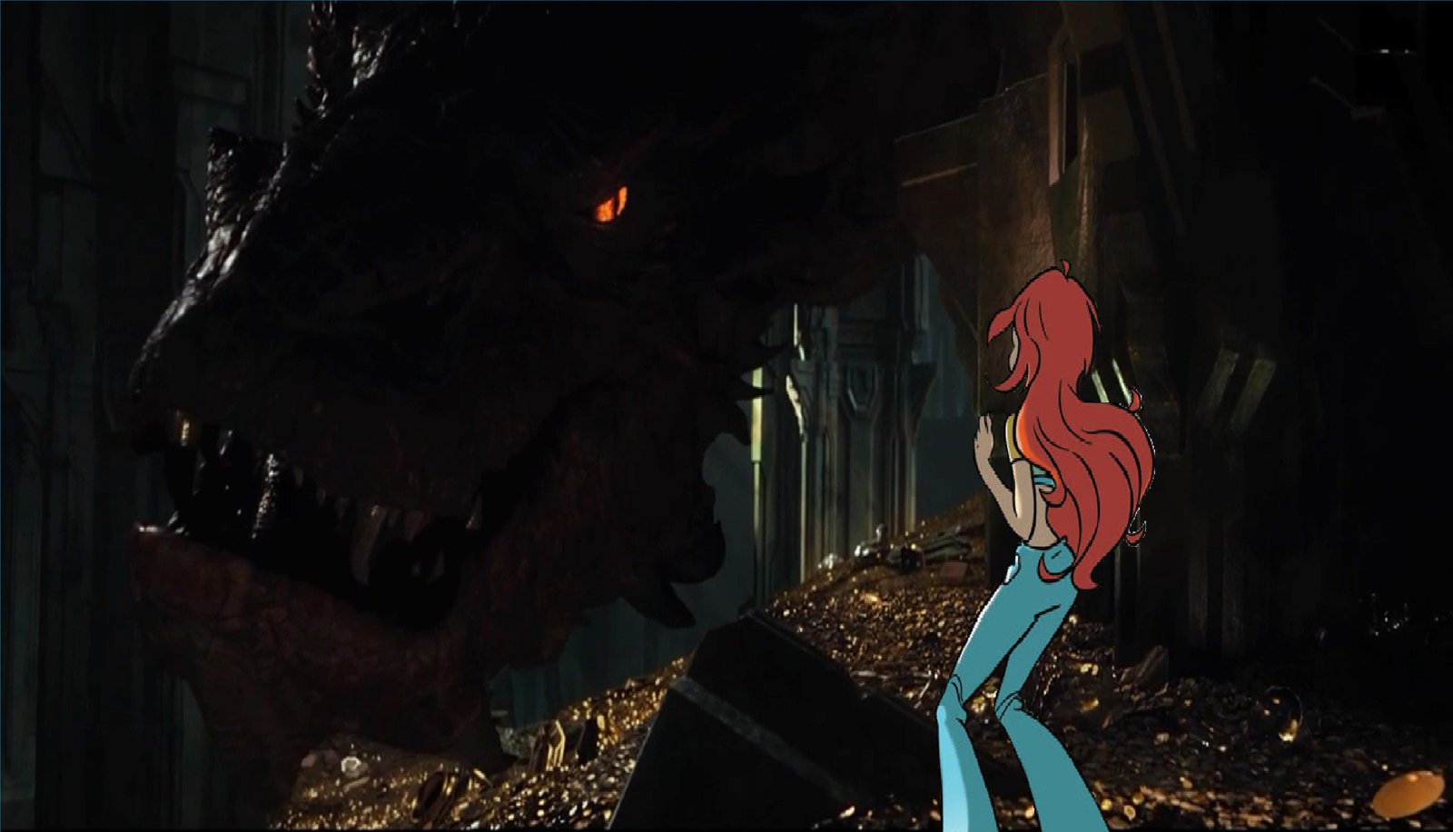 Bloom Encounters Smaug In The Neverending Story By Dragonfire92379
