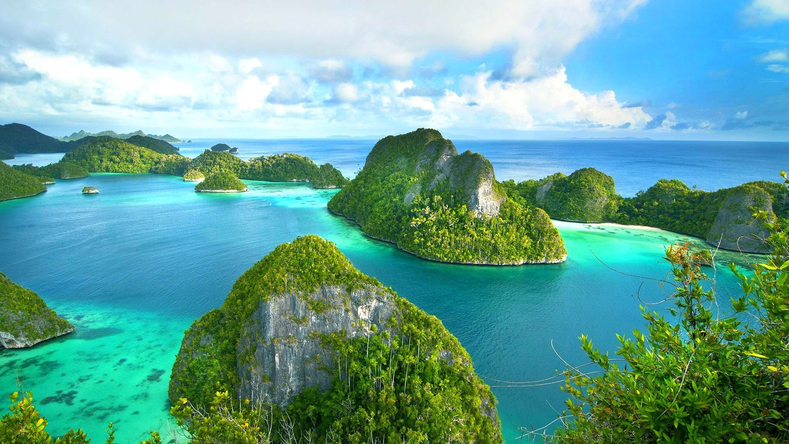 Ampat 2k Background Sea Island Papua Indonesia West Ocean Raja Wallpaper