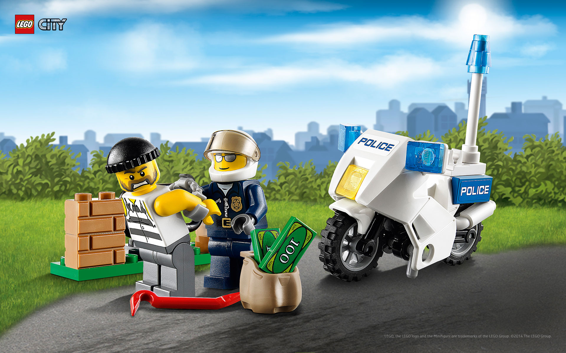 Wallpaper Lego City Police