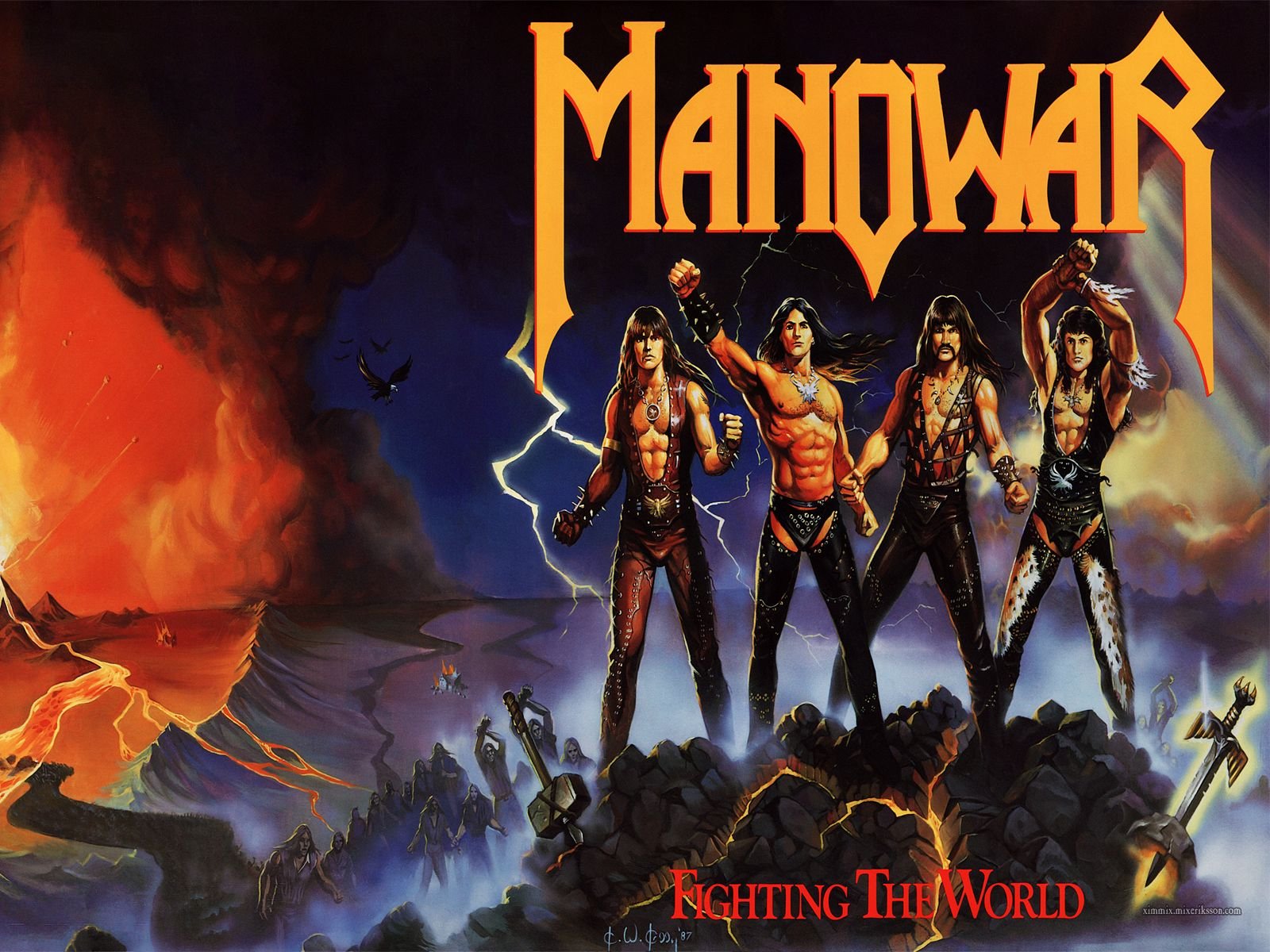 Manowar Manowar8 Wallpaper Metal Bands Heavy