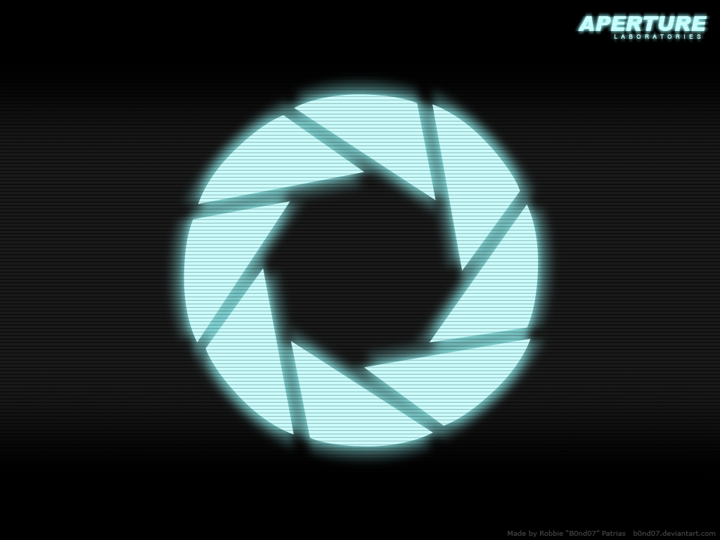 Aperture Science Backgrounds 1024x768
