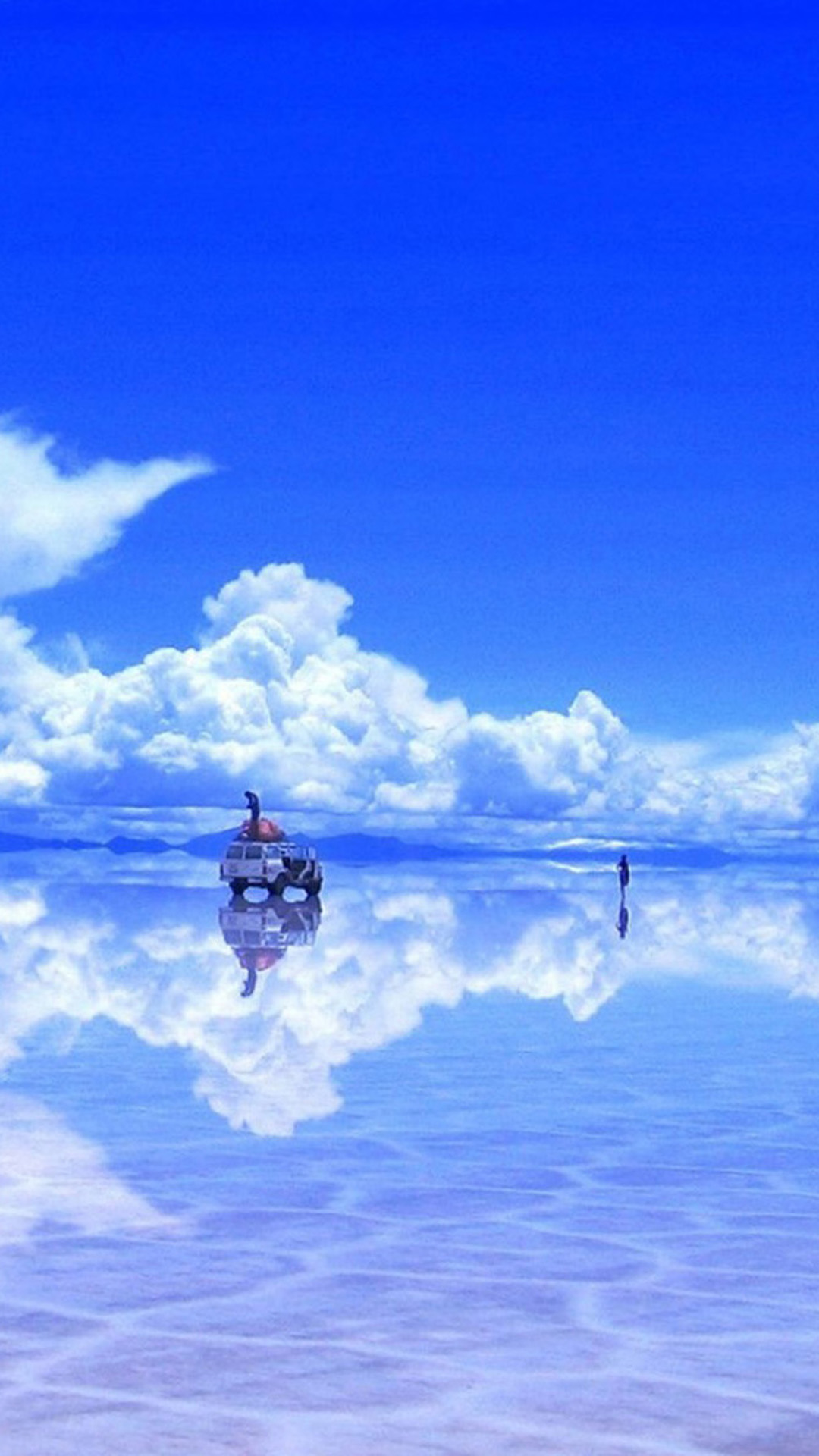 Sea Mirror Skyscape iPhone Wallpaper