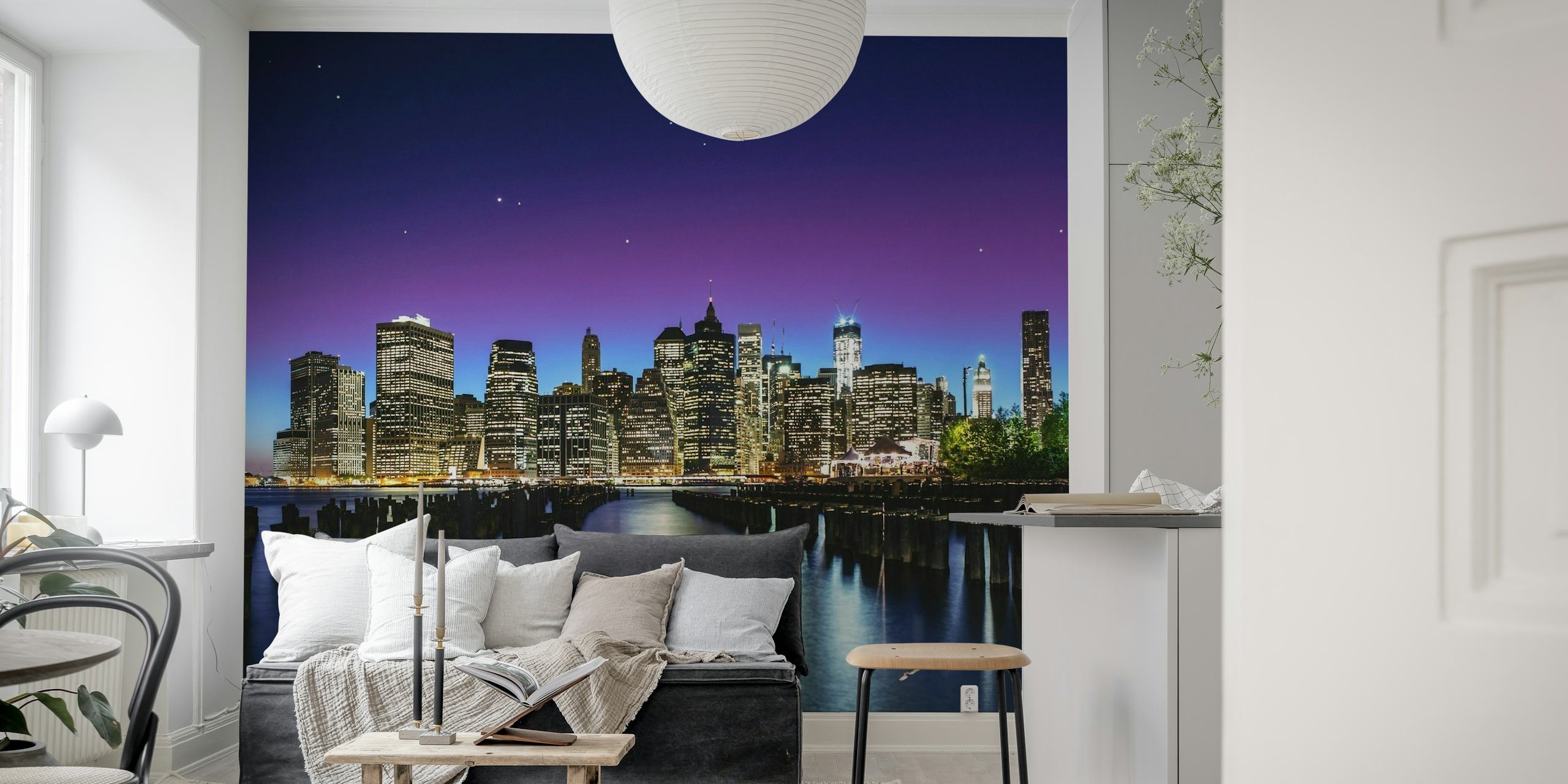 New York Sky Line Wallpaper