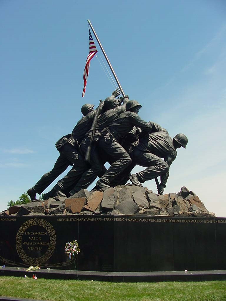 Flag Raising On Iwo Jima Wallpaper