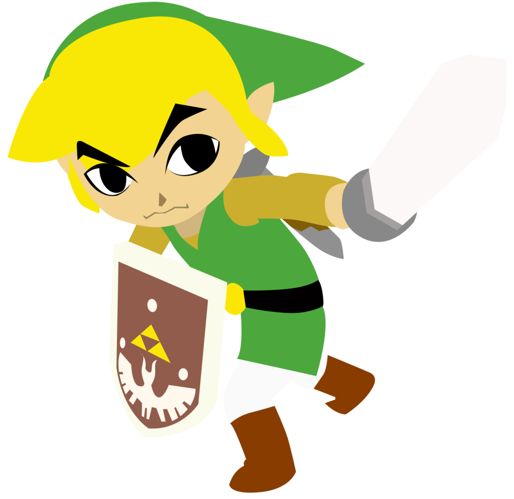 Toon Link The Legend of Zelda Wind Waker Vector by Paradox550 on