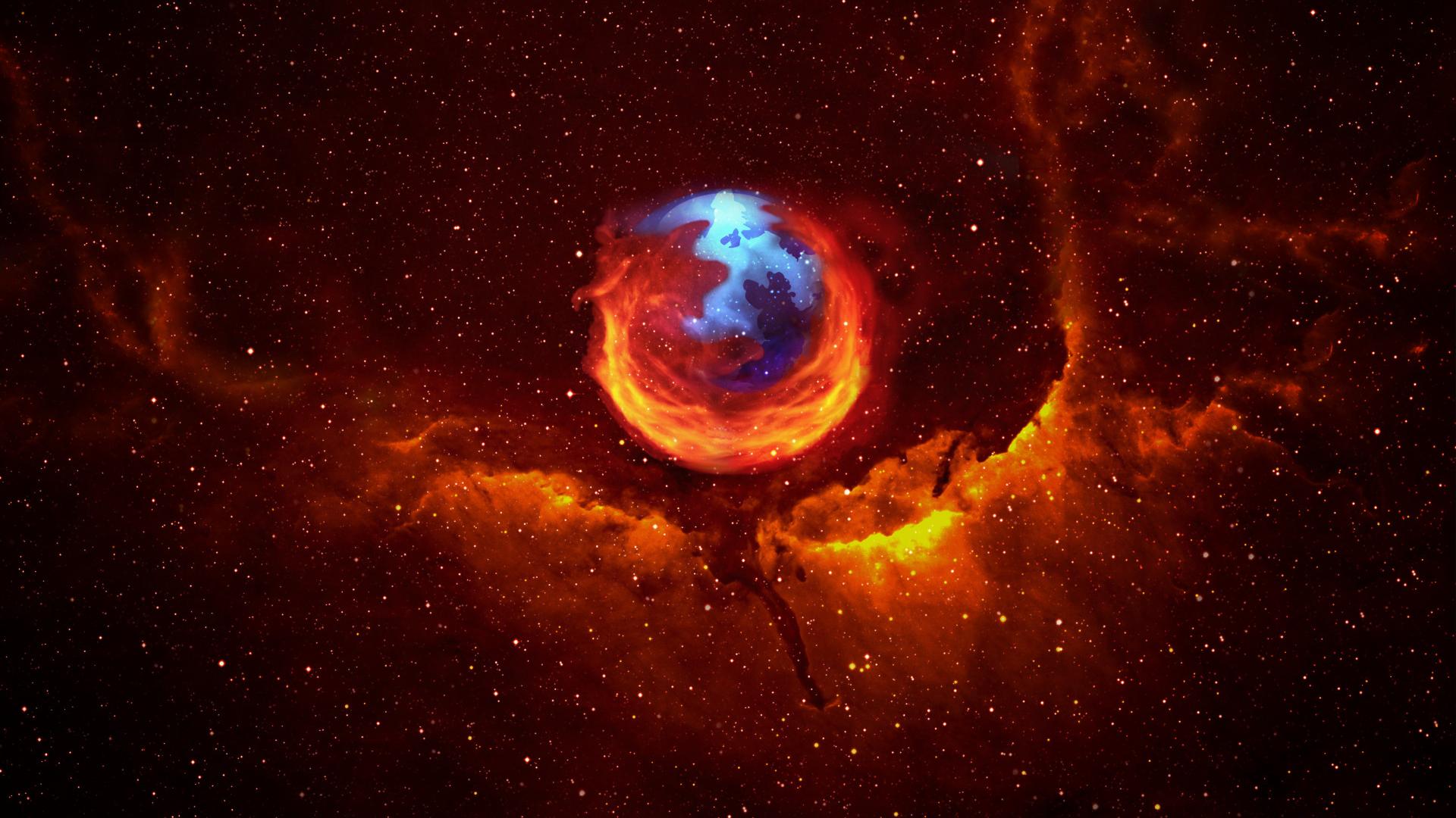 Inter Firefox Mozilla Space Cosmos Dark Stars
