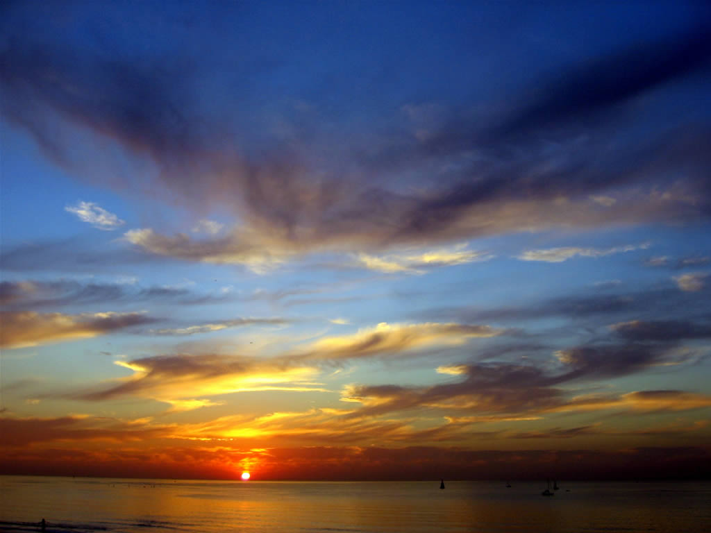 Landscape Sunset Wallpaper For Desktop Background HD