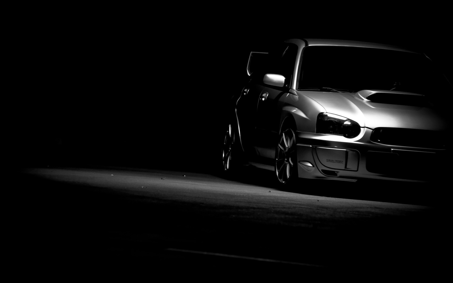 Wallpaper Car Black And White